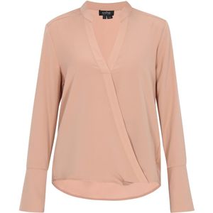 Usha - Blouse - Regular Fit - V-hals - Lange Mouwen
