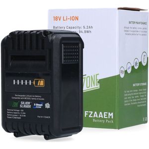FlowZone Concrete Accu 18V/5,2 Ah