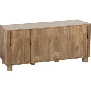 sweeek - Exotisch dressoir van mdf-hout 4 deuren en 2 binnenladen, l 150 cm