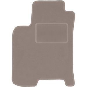 Beige bestuurdersmat voor: Daewoo Lanos sedan, hatchback (1997-2004)