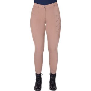 QHP Rijbroek Summer focus been grip - maat 42 - taupe