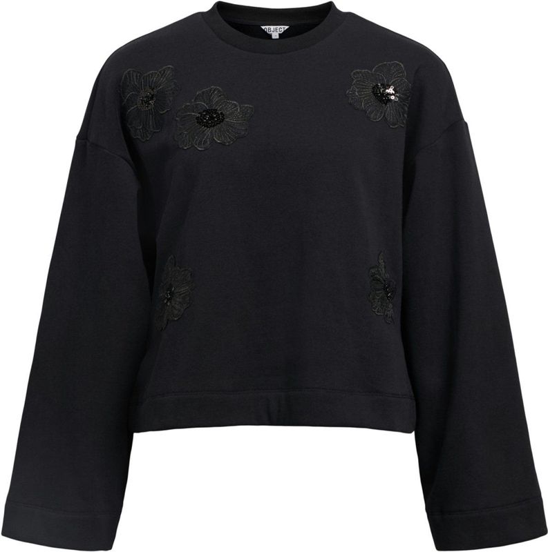 OBJECT - Sweatshirt - Zwart - CARLY