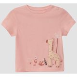 s.Oliver - T-Shirt - Katoenen Jersey - Glitterprint - Korte Mouwen