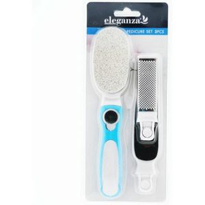 Eleganza Pedicureset - 3 Delig - Blauw
