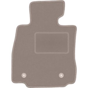 Beige bestuurdersmat voor: Mazda 2 III hatchback (2015-)