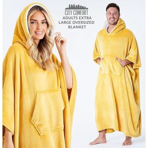 Luxe knuffeltrui hoodiedeken