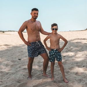 Stan heren zwembroek Tropic ensign blue twinning | Salted Stories S