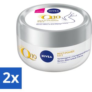 NIVEA - Bodycrème - Q10 Plus Verstevigend - Met Soja - Alle Huidtypes - 300 ml - Voordeelverpakking - 2 stuks