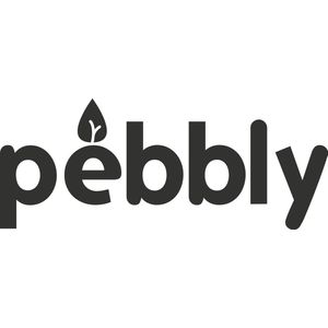 Snijplank met Handvat, Bamboe, M, Grijs - Pebbly