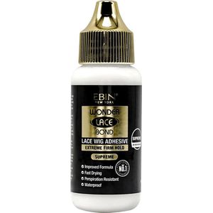 Ebin New York - WIG GLUE ADHESIVE- WATERPROOF - PRUIKENLIJM -34ML- WONDER LACE BOND - zoals ghostbond