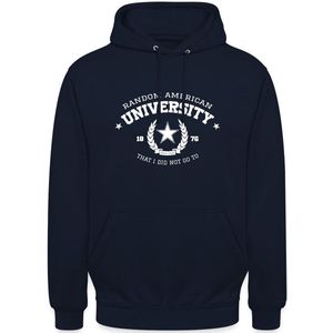 Random American University | Grappig Varsity Hoodie Unisex