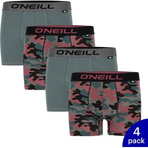 4-Pack O'Neill Camouflage Heren Boxershorts 900922 - Multi - Maat M