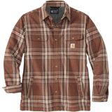 Carhartt - Flannel Sherpa Lined Shirt - Vest - Burnt Sienna