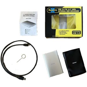 Maxxtro Externe harde schijf Behuizing. USB 3 / 2,5"" Sata HDD