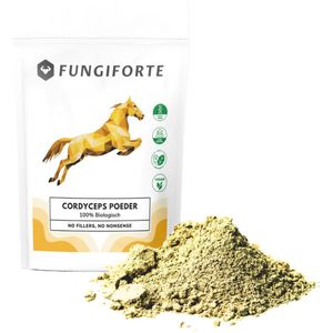 FungiForte Cordyceps Poeder - 100 gram - Cordyceps Sinensis - Non-GMO - Lab Tested - Energieverhogend supplement - Paddenstoel supplement