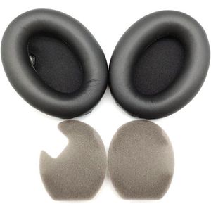 Oorkussens - geschikt voor Sony WH-1000XM4 Oortelefoon Kussenhoes Oorbeschermers - Earpads vervanging - Memory Foam en Protein PU Koptelefoon Oorkussens - Noise Isolation Hoofdtelefoon Earpads – Zwart
