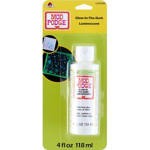 Mod Podge Glow in the Dark - Lijm vernis en sealer in één - 118 ml