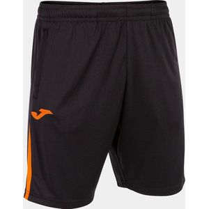 Joma - Championship VII - Shorts - Zwart - Oranje - Sportief en Licht