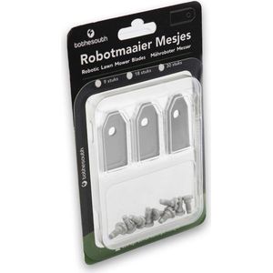 To the South® Robotmaaier Mesjes staal geschikt voor Mowox RM 1200 Li BT - 3 stuks