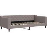 vidaXL - Slaapbank - 90x200 - cm - stof - taupe