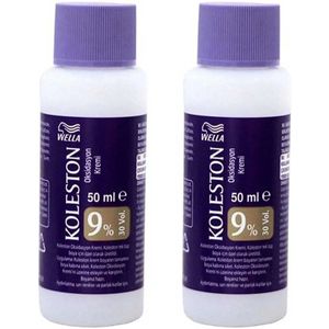 Koleston Peroxide Oxidatiecrème Set – 9% & 9% – Professionele Haarverf Ontwikkelaars – 2 × 50 ml