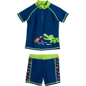Playshoes UV zwemsetje Kinderen Krokodil - Blauw - Maat 122/128