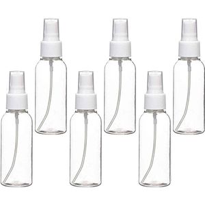Peysaitr - Spray Flesje - Transparant - Hervulbare Reisflesjes - 50 ml - Set van 6