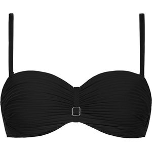 CYELL Dames Bandeau Bikinitop Voorgevormd met Beugel Zwart -  Maat 75C