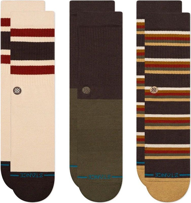 Stance Mil House Crewsokken 3 Paren