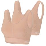 Bh dames zonder beugel - Bamboe top - Superzacht - Bh zonder beugel voorgevormd - Bh met vulling - Padded top