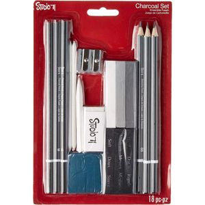 Darice Studio 71 Houtskool potloden - Sketching - 18 stuks