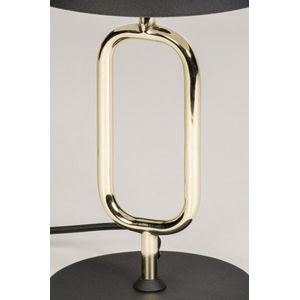 Lumidora Tafellamp 74186 - ADAM - E27 - Zwart - Messing - Metaal - ⌀ 20 cm