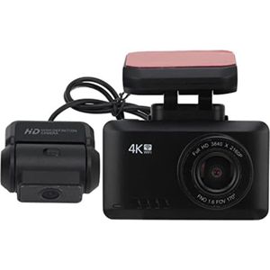 Dual dashcam - Dashcam voor en achter - Auto camera dashcam - Dashcam auto - Dual dashcam voor auto - Zwart