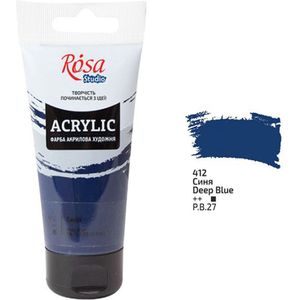 Rosa Studio Acrylverf 75 ml 412 Deep Blue
