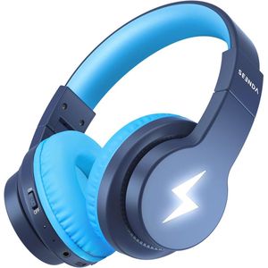 Bluetooth Hoofdtelefoon voor Kinderen - 85 dB/94 dB Volumebegrenzing, 45 Uur Speeltijd, Microfoon & Comfortabele Oorkussens