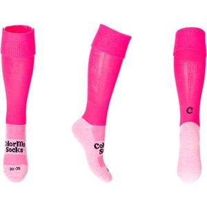 Hockeysokken Fluor Pink, 36-40