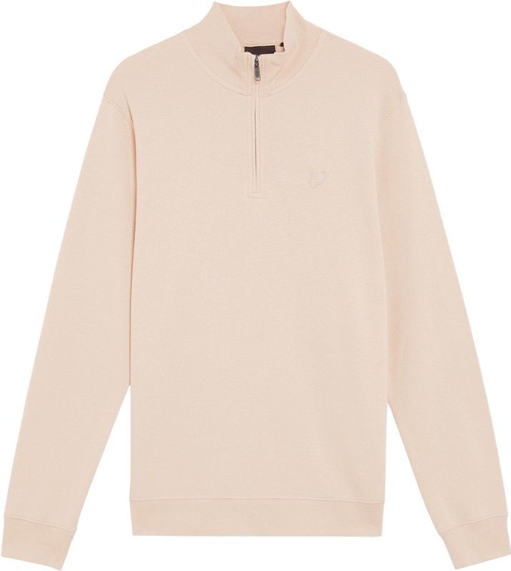 Lyle & Scott - Middelste Laag - Quarter Zip Sweatshirt - Roze - Heren