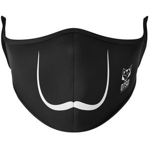 Otso Moustache Mondkapje Zwart XS