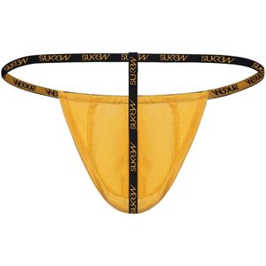 SUKREW G-String Bronze - MAAT XS - Heren Ondergoed - String voor Man - Mannen Thong