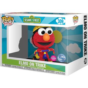 Funko Pop! Animation Rides: Sesame Street Elmo on Trike (Flocked Exclusive Special Edition)
