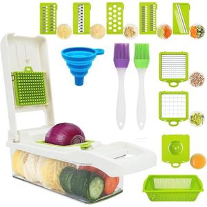 13 in 1 Mandoline Groentesnijder - Multifunctionele Keuken Snijder en Rasp