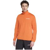 Adidas - Terrex - Fleece - Oranje - Halve Rits - CLIMAWARM
