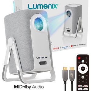 Lumenix - AIR mini - Smart Projector - 500 ANSI - Full HD 1080p - WiFi 6 & Bluetooth 5.2