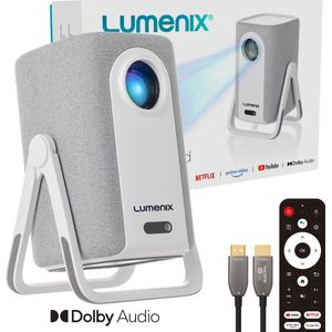 Lumenix - AIR mini - Smart Projector - 500 ANSI - Full HD 1080p - WiFi 6 & Bluetooth 5.2