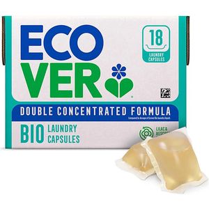 Ecover Wascapsules Universal Lilac & Rescued Rose - 8 x 18 stuks - Voordeelverpakking