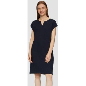 Jerseyjurken - Mouwloze Jurk - Stoffenmix - Ronde Halslijn - Casual Look