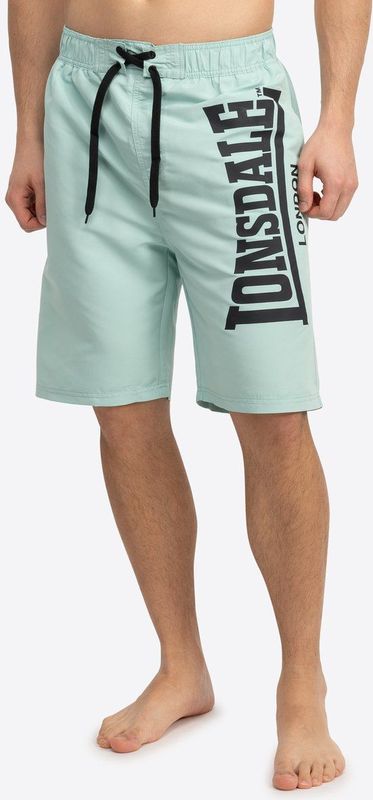 Lonsdale - Radmoor - Beachshorts - Aqua/Black - Normale Passform