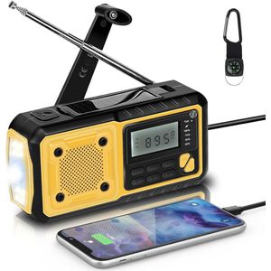 Equivera Noodradio - Noodradio - Emergency Radio - Survival Radio - Radio voor Noodgevallen