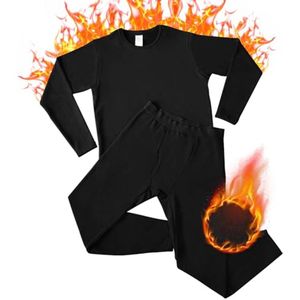 Thermo Ondergoed Set Heren - Fleece Skiondergoed en Thermische Broek voor Winterse Activiteiten