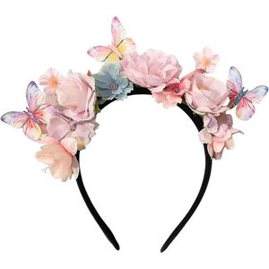 Allecto plus - Bloemenband voor dames, retro haaraccessoires, fotoaccessoires
